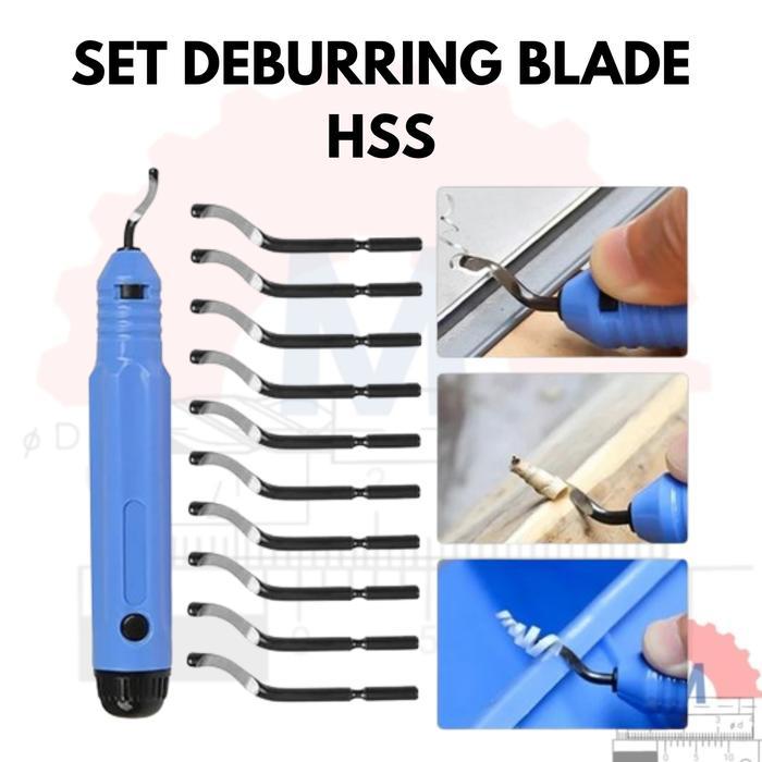 Deburring Tool Set / Pisau Burr Pembersih Serpihan Scraper