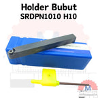 Stang Bubut Radius Luar SRDPN Holder RPMT/RPMW (Tanpa Insert) External Radius Turning Tool