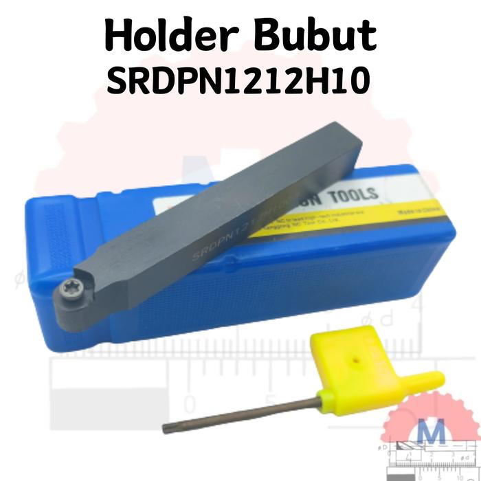 Stang Bubut Radius Luar SRDPN Holder RPMT/RPMW (Tanpa Insert) External Radius Turning Tool
