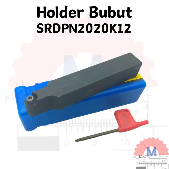Stang Bubut Radius Luar SRDPN Holder RPMT/RPMW (Tanpa Insert) External Radius Turning Tool