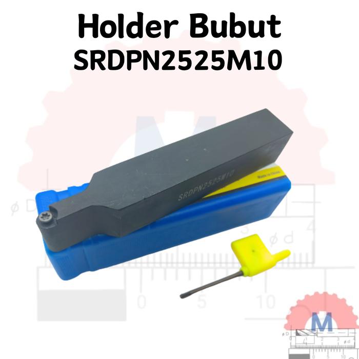 Stang Bubut Radius Luar SRDPN Holder RPMT/RPMW (Tanpa Insert) External Radius Turning Tool