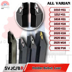 Stang Bubut Luar SVJCR Holder VCMT (Tanpa Insert) External Turning Tool