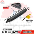 Stang Bubut Netral SVVCN Holder VCMT (Tanpa Insert) External Turning Tool