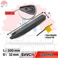 Stang Bubut Netral SVVCN Holder VCMT (Tanpa Insert) External Turning Tool