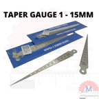 Taper Gauge 15mm / Pengukur Celah & Diameter Lubang (Inner Hole Gauge)
