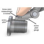 Mal Ulir Thread Pitch Gauge 55° 60° / Pengukur Drat Ulir Screw Gauge