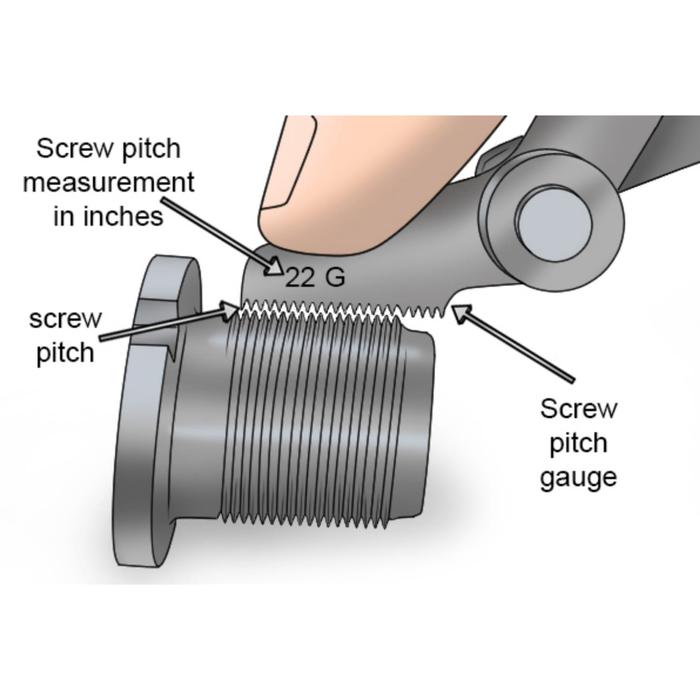 Mal Ulir Thread Pitch Gauge 55° 60° / Pengukur Drat Ulir Screw Gauge