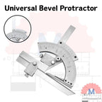 Goniometer Universal Bevel Protractor 0-320° Presisi / Alat Ukur Sudut Akurat Angle Gauge