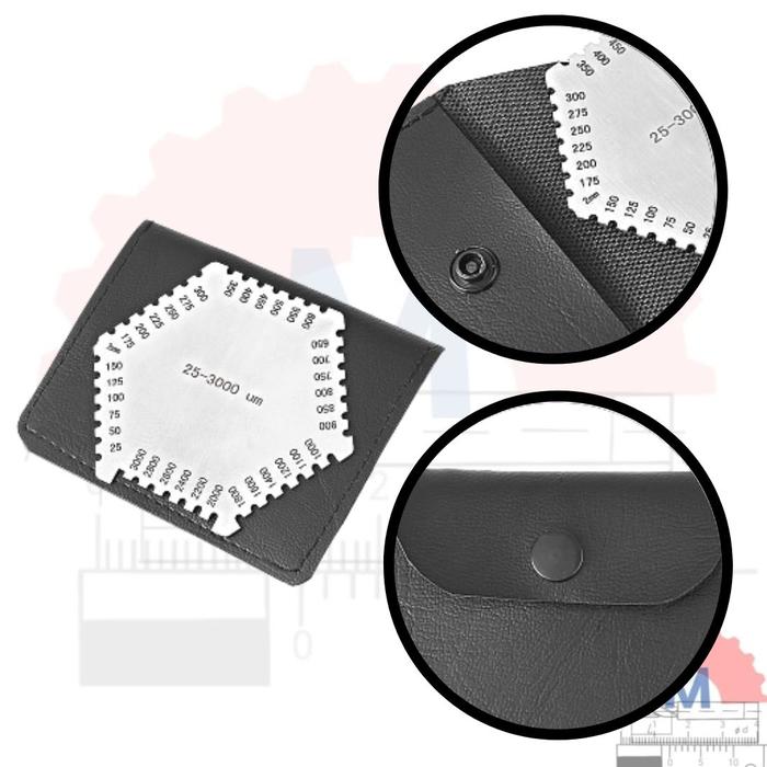 Wet Film Thickness Gauge Comb Hexagonal / Alat Ukur Ketebalan Cat Basah Wet Film