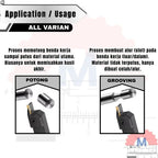 Stang Bubut Grooving MGEHR Insert MGMN