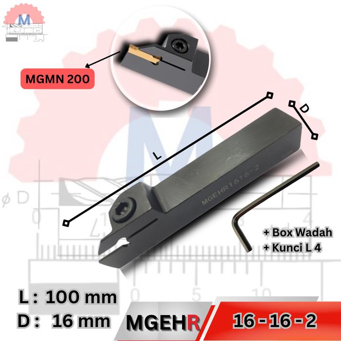 Stang Bubut Grooving MGEHR Insert MGMN