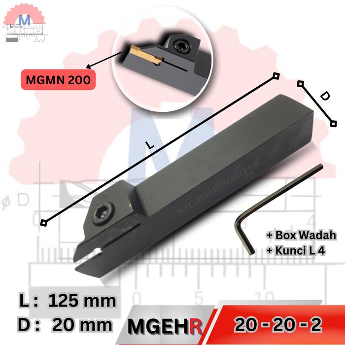 Stang Bubut Grooving MGEHR Insert MGMN