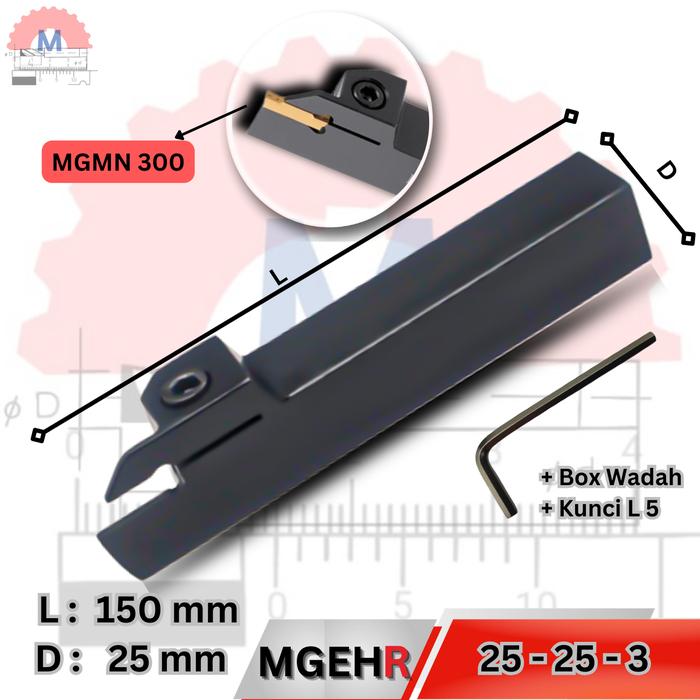 Stang Bubut Grooving MGEHR Insert MGMN