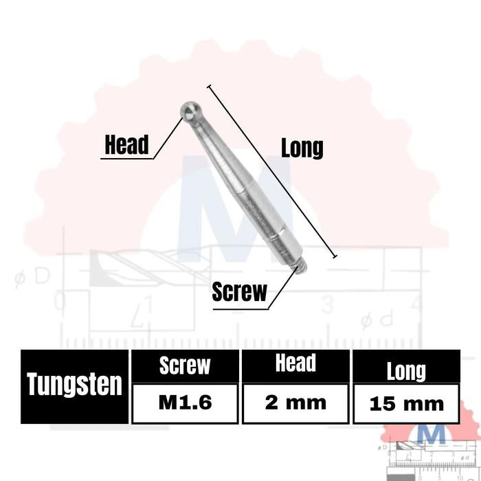 Mata Probe Dial Indicator Jarum Pengganti Mitutoyo dll