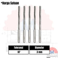 Reamer HSS Straight Mesin Presisi 3mm - 12mm H7 H8