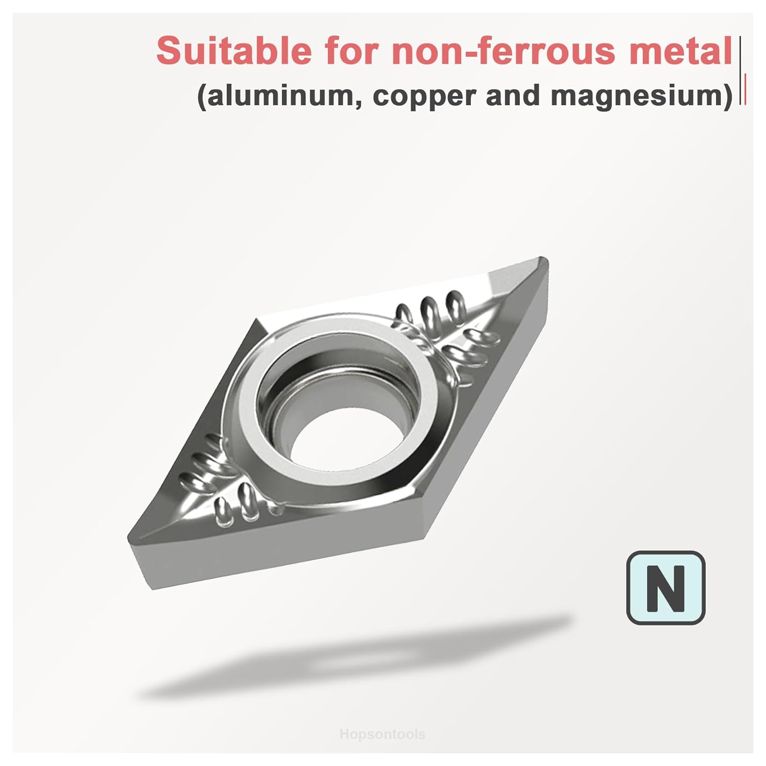 Insert Bubut DCGT Carbide Aluminum H01 Series