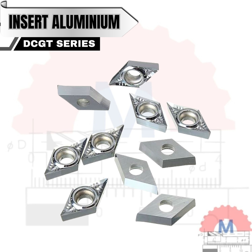 Insert Bubut DCGT Carbide Aluminum H01 Series