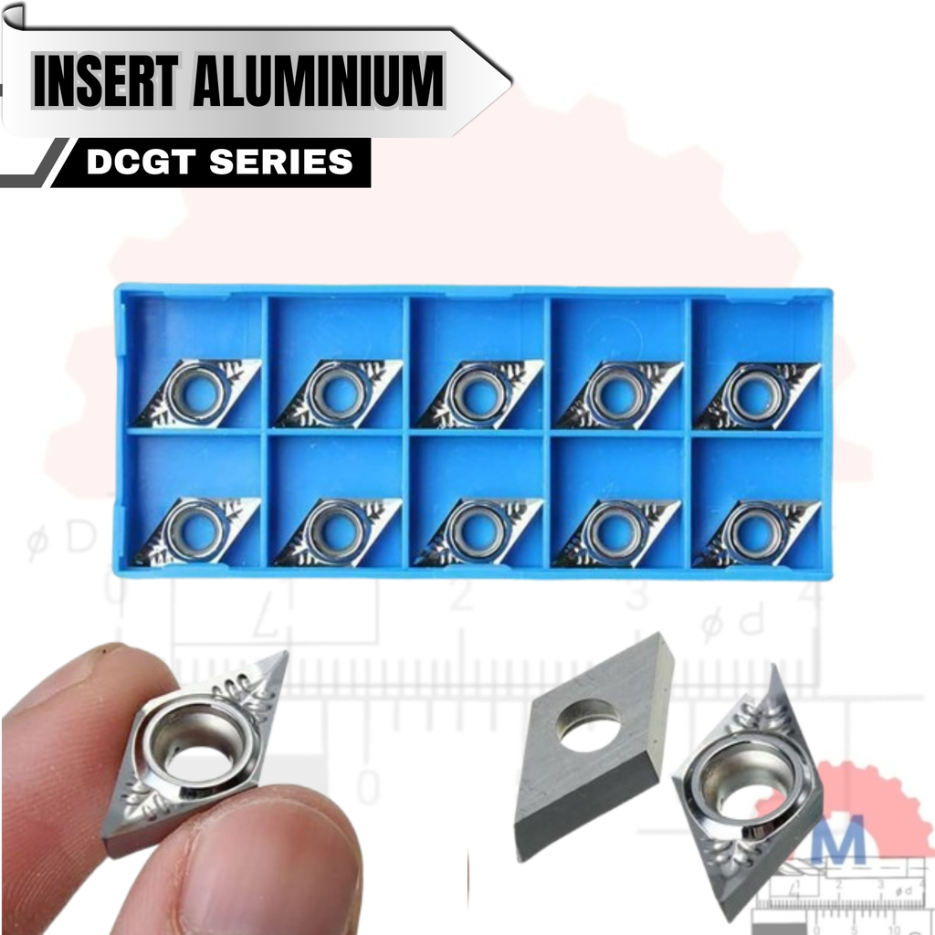 Insert Bubut DCGT Carbide Aluminum H01 Series