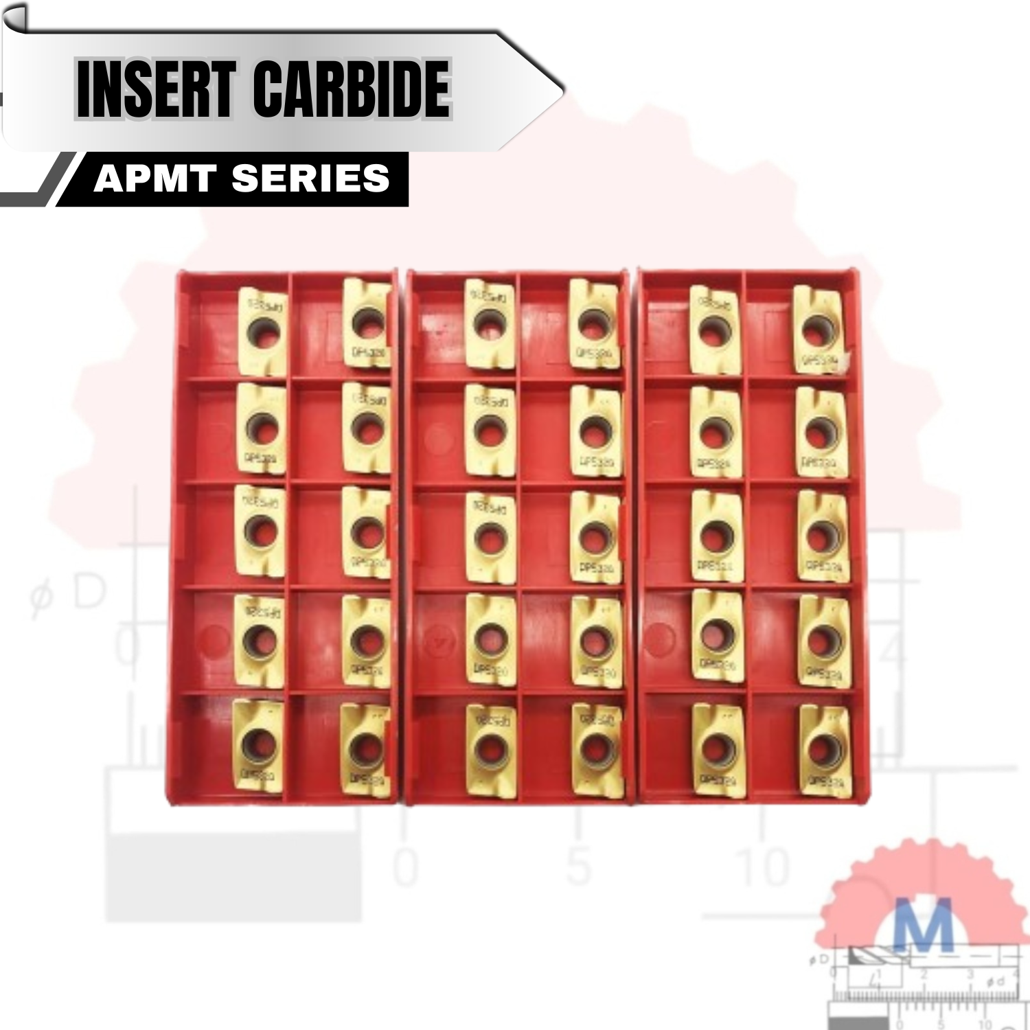 Insert Facemill APMT Carbide Insert Series