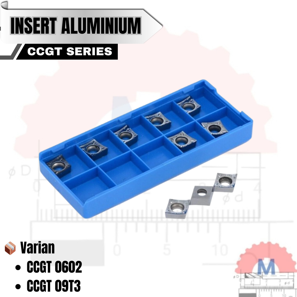 Insert Bubut CCGT Carbide Aluminum H01 Series