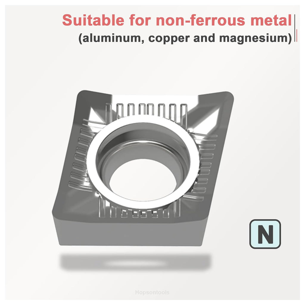 Insert Bubut CCGT Carbide Aluminum H01 Series