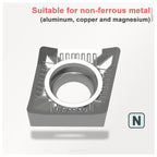 Insert Bubut CCGT Carbide Aluminum H01 Series