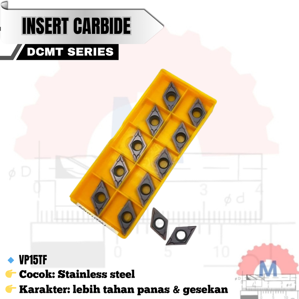 Insert Bubut DCMT Carbide Turning Series