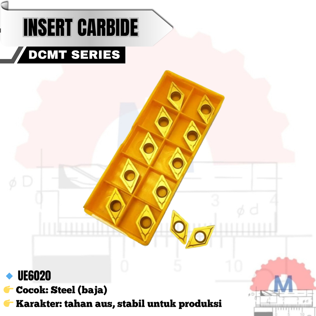 Insert Bubut DCMT Carbide Turning Series