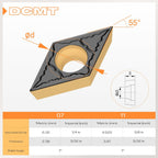 Insert Bubut DCMT Carbide Turning Series