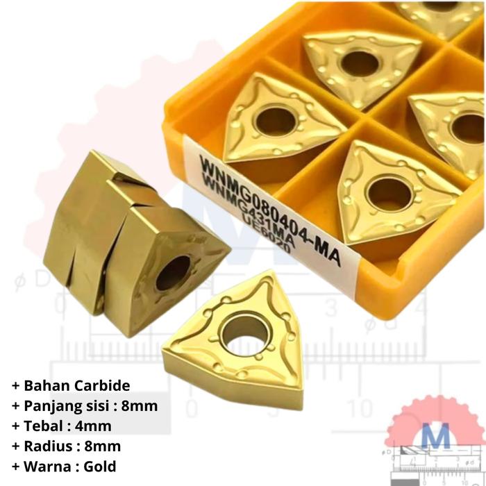 Insert Bubut WNMG0804 Carbide Turning Series