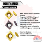 Insert Bubut CCMT Carbide Turning Series