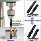 Spiral Tap HSS Machine Tap M3-M12 / Tap Ulir Mesin Spiral Besi