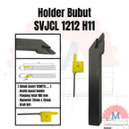 Holder Bubut Kiri SVJCL1212-H11 Untuk Insert VCMT11
